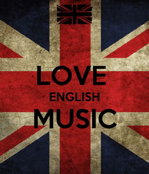 LOVE ENGLISH MUSIC Poster | sirleostarr | Keep Calm-o-Matic