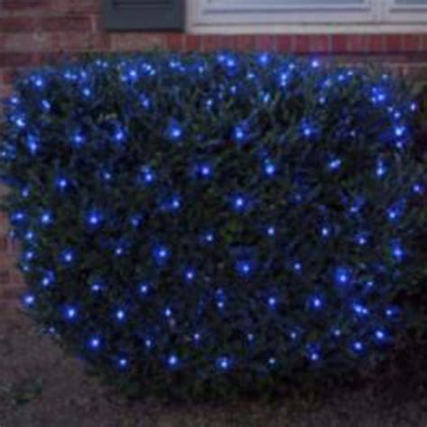 Blue LED Net Christmas Lights — HolidayLights.com