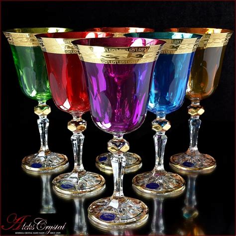 Bohemia Crystal Wine Glasses Made In Czechoslovakia - Michelle Writesya