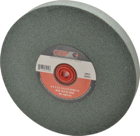 CGW Abrasives - 80 Grit Silicon Carbide Bench & Pedestal Grinding Wheel - 01155753 - MSC ...