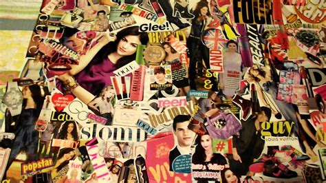 How to make a magazine collage - YouTube