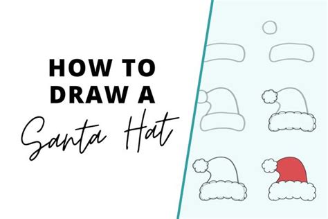 How to Draw a Santa Hat - Bullet Journal Monthly