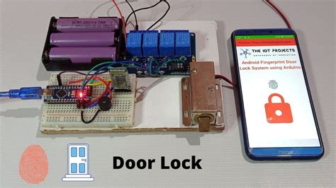 Fingerprint Door Lock Circuit Diagram
