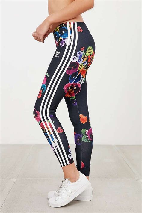 adidas Originals Floral Print Legging - Urban Outfitters Urban ...