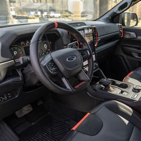 View Interior Photos of the 2024 Ford Ranger Raptor