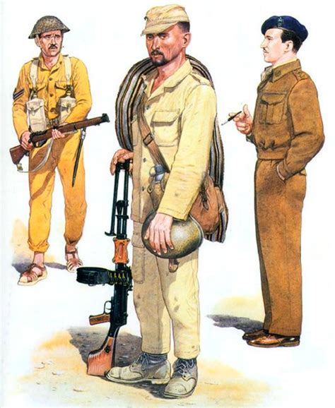 Egyptian infantry corporal, 1948-49 • Egyptian infantryman, Sinai, 1967 ...