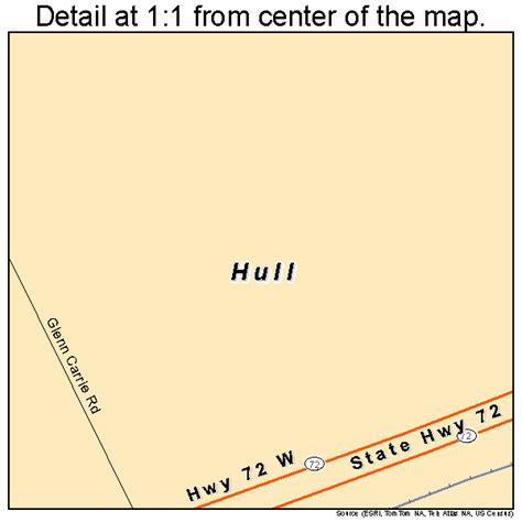 Hull Georgia Street Map 1340532