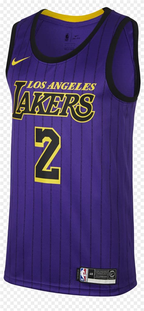 Download Nike Nba Los Angeles Lakers Lonzo Ball Swingman Jersey - Los Angeles Lakers Clipart Png ...