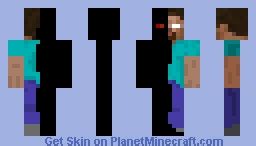 Null + Herobrine Minecraft Skin