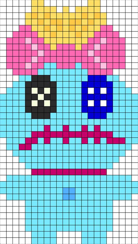 Scrump Doll Perler Bead Pattern | Bead Sprites | Characters Fuse Bead Patterns