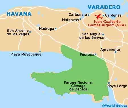 Varadero Maps and Orientation: Varadero, Matanzas, Cuba