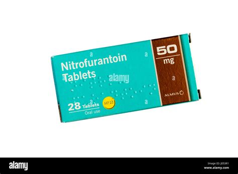 A packet of Nitrofurantoin tablets used for the treatment of bladder infections. An antibiotic ...