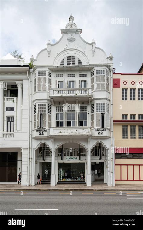 Singapore. January 2020. a classic colonial-style building in the city center Stock Photo - Alamy