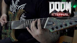 DOOM ETERNAL (OST) - BFG 10000 (Mick Gordon) // 8 String Guitar Cover Chords - ChordU