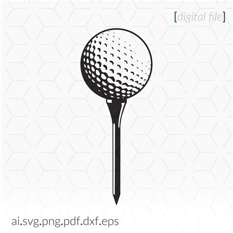 Golf Ball Silhouette SVG File for Cutting and Printing - Etsy Finland