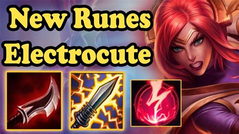 NEW SEASON 8 QUINN RUNES! ELECTROCUTE ONE-SHOTS ARE 100% BUSTED! - League of Legends - YouTube