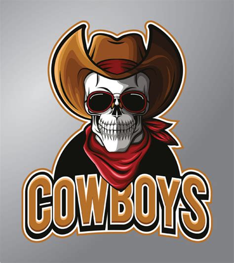 Cowboys logo vector design Vectors graphic art designs in editable .ai ...