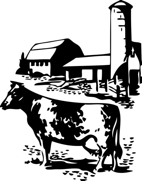 Farming clipart black and white, Farming black and white Transparent FREE for download on ...