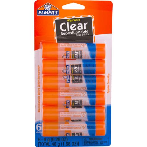 Elmer's Non Toxic Clear Glue Sticks, 1 Each - Walmart.com