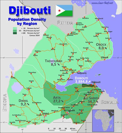 Where Is Djibouti Located On The Map : Regions of Djibouti - Wikipedia / 1000px x 500px (256 ...