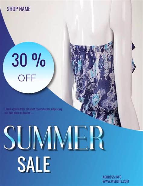 summer sale flyers Template | PosterMyWall