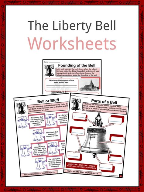 The Liberty Bell Facts, Worksheets & First Bell For Kids