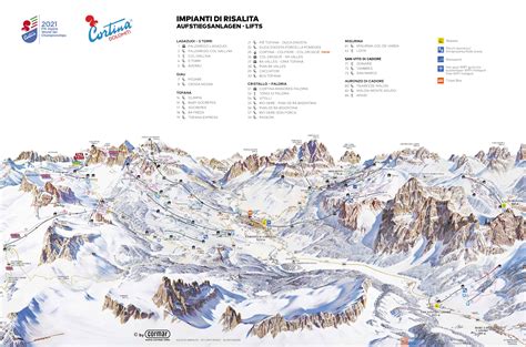 Skimap Delle Piste Di Cortina D Ampezzo E Valle Del Cadore | My XXX Hot Girl