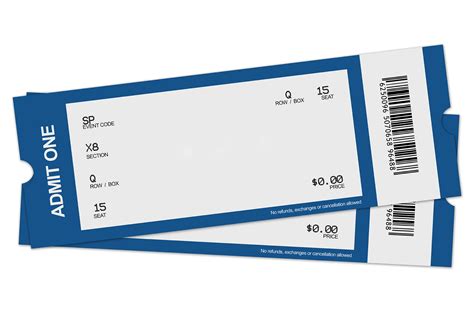 Fake Concert Tickets Printable Free