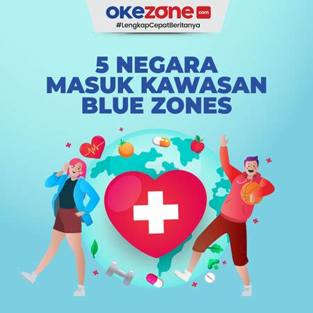 5 Negara yang Masuk Kawasan Blue Zones 0 : Foto Okezone Infografis