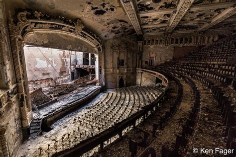 An abandoned Detroit high school's beautiful auditorium. : r/urbanexploration