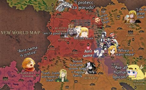 Overlord Anime World Map | Porn Sex Picture