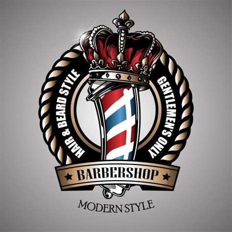 Pin on Logos para barberia