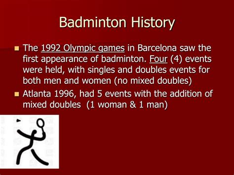 PPT - Badminton PowerPoint Presentation, free download - ID:3784226