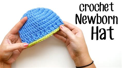 Crochet Parker Newborn Hat Left Handed - YouTube