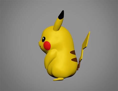 Pikachu 3D Model $30 - .ztl .obj - Free3D