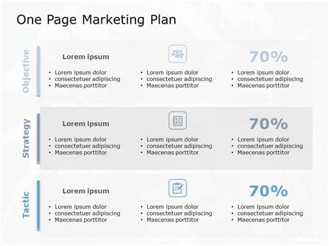 One Page Marketing Plan PowerPoint Template 02