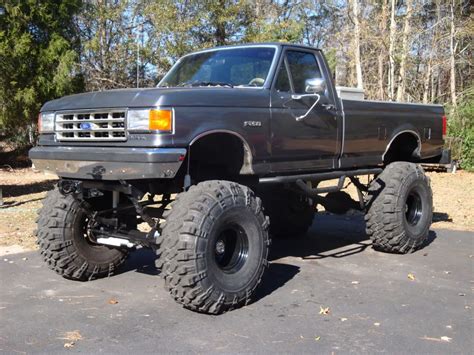 1987 F250 on 44s | Big ford trucks, Ford trucks, Monster trucks