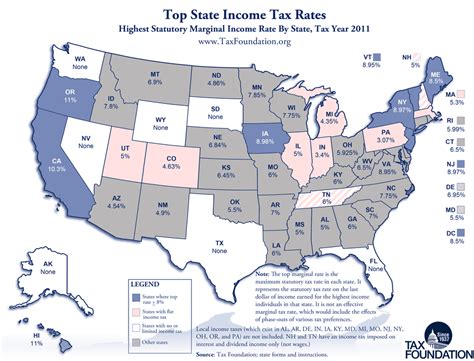 CARPE DIEM: Monday Map: State Income Tax Rates