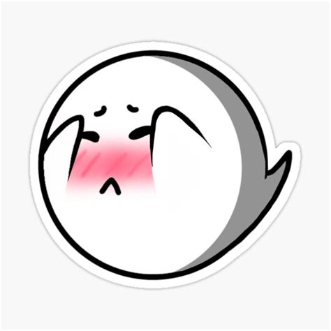 "Shy Boo from Mario" Sticker by PWF17 | Redbubble