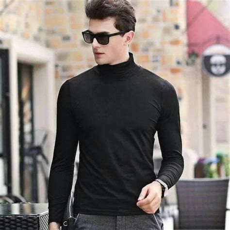 Baju Leher Turtleneck - Gaun Pesta Pernikahan dan Kondangan