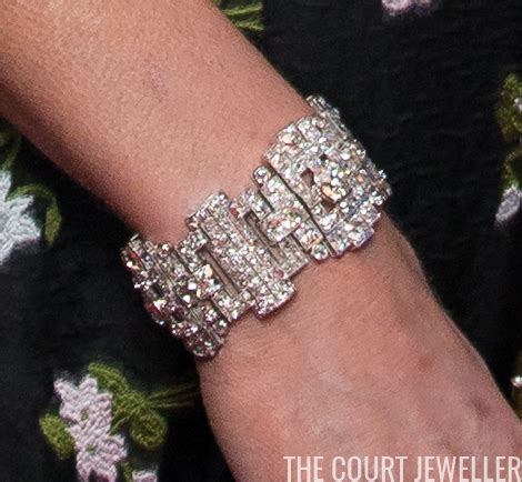 Kate wore this diamond & platinum bracelet for her appearance at the ...