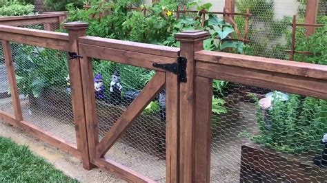 chicken wire fence by D. Flores Landscape services - YouTube