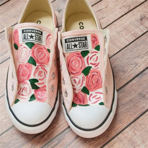 Floral Converse - Etsy