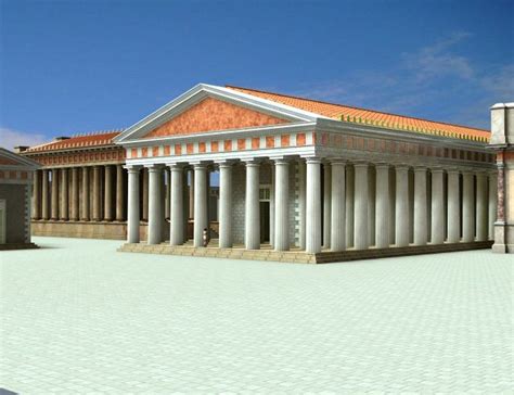 Roman Doric Ornamental Temple Kit | 3D Models for Poser and Daz Studio