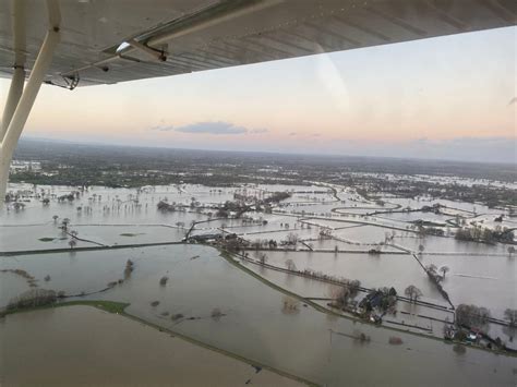 Shrewsbury floods: Clean-up begins as aerial photos reveal scale of ...