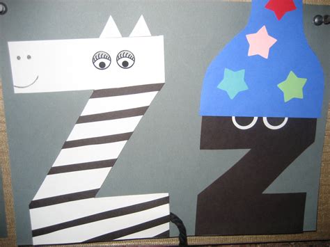 letter z craft zebra for kids | Letter z crafts, Letter a crafts, Alphabet letter crafts