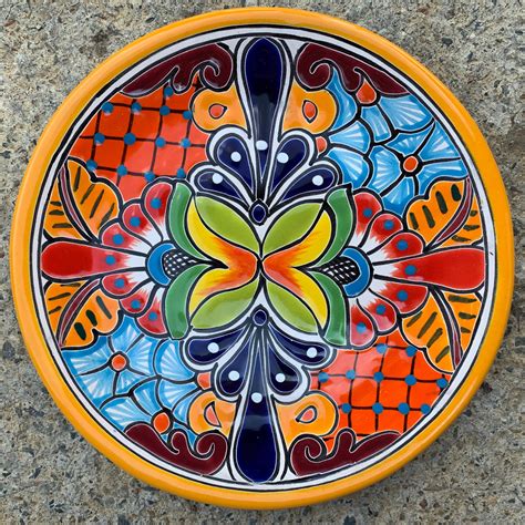 Mexican Talavera Dinner Plates - Mexican Pottery Dish - Art | MexDecor