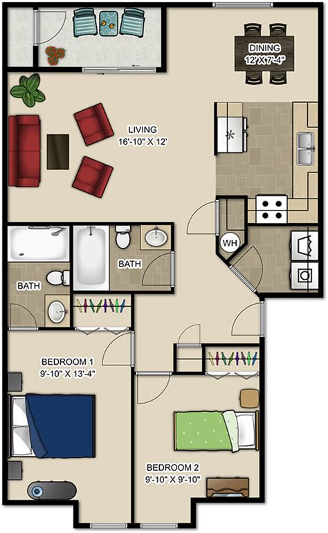 Floor Plans - Heritage Park Apartments