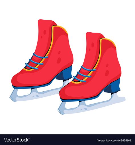 Ice skates Royalty Free Vector Image - VectorStock