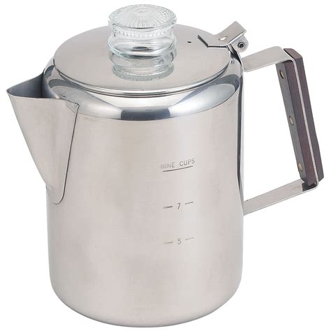 9-Cup Stainless Steel Percolator - Whole Latte Love
